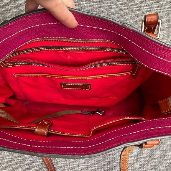 Dooney & Bourke Leather Lexington Tote - Picture 4 of 4